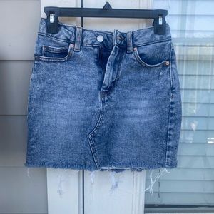 Wild Fable High Waist Acid Wash Skirt